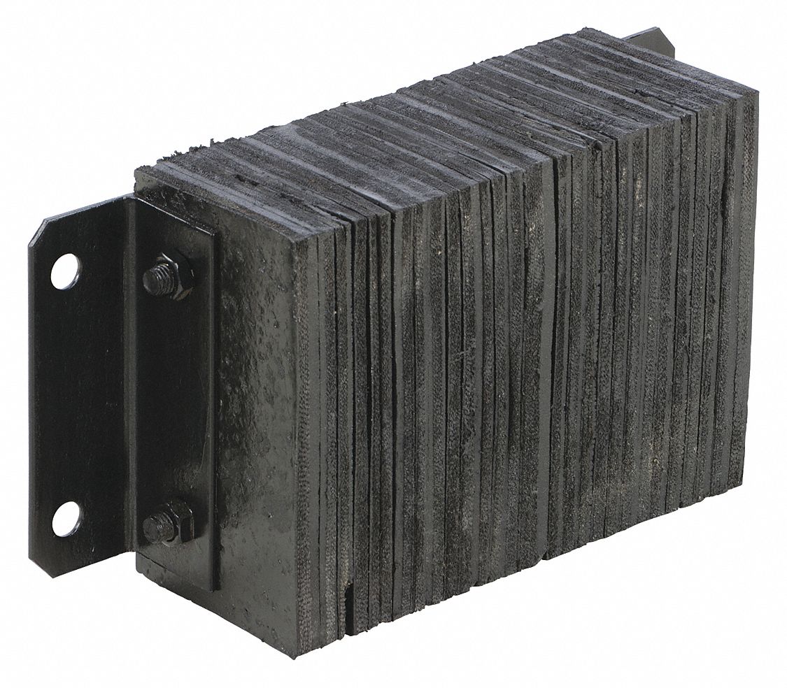 LAMINATED DOCK BUMPER, 6 IN D X 20 1/4 IN W X 10 IN H