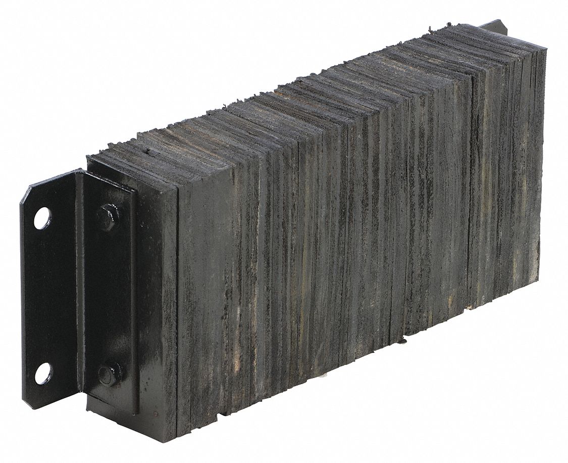 LAMINATED DOCK BUMPER, 4 1/2 IN D X 26 IN W X 10 IN H