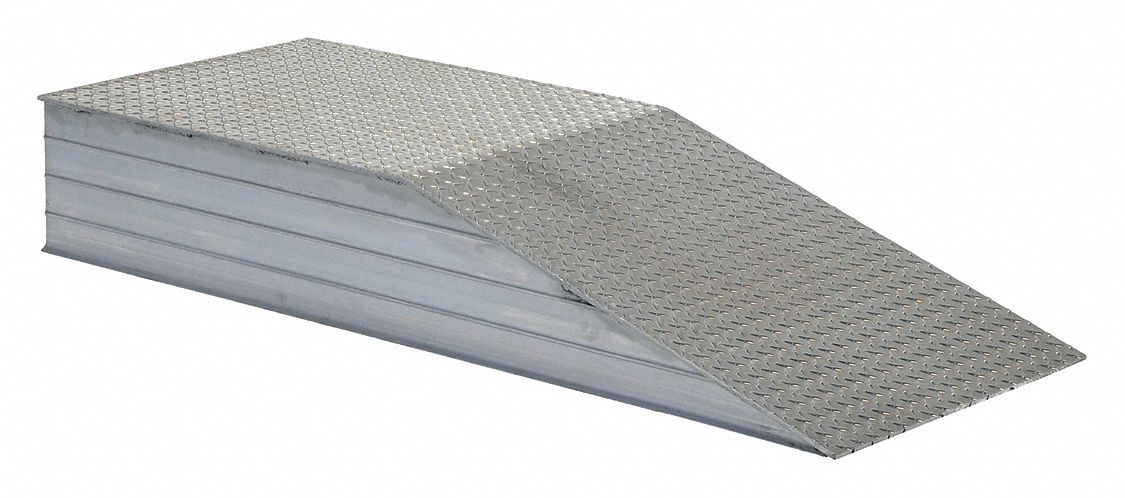 WHEEL RISER, 24 IN W X 12 IN H X 72 IN L, ALUMINUM