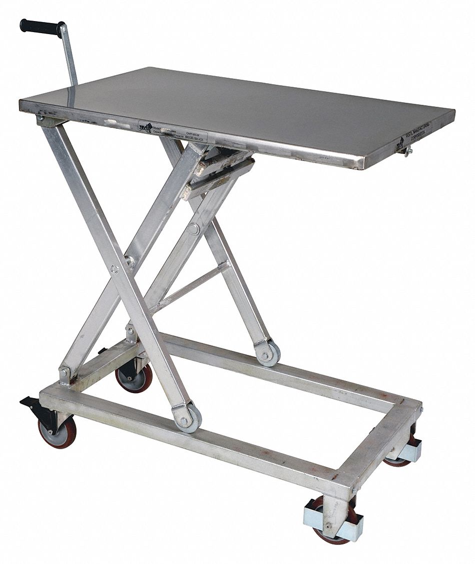 TABLE ELEV INOX MECAN 660LB