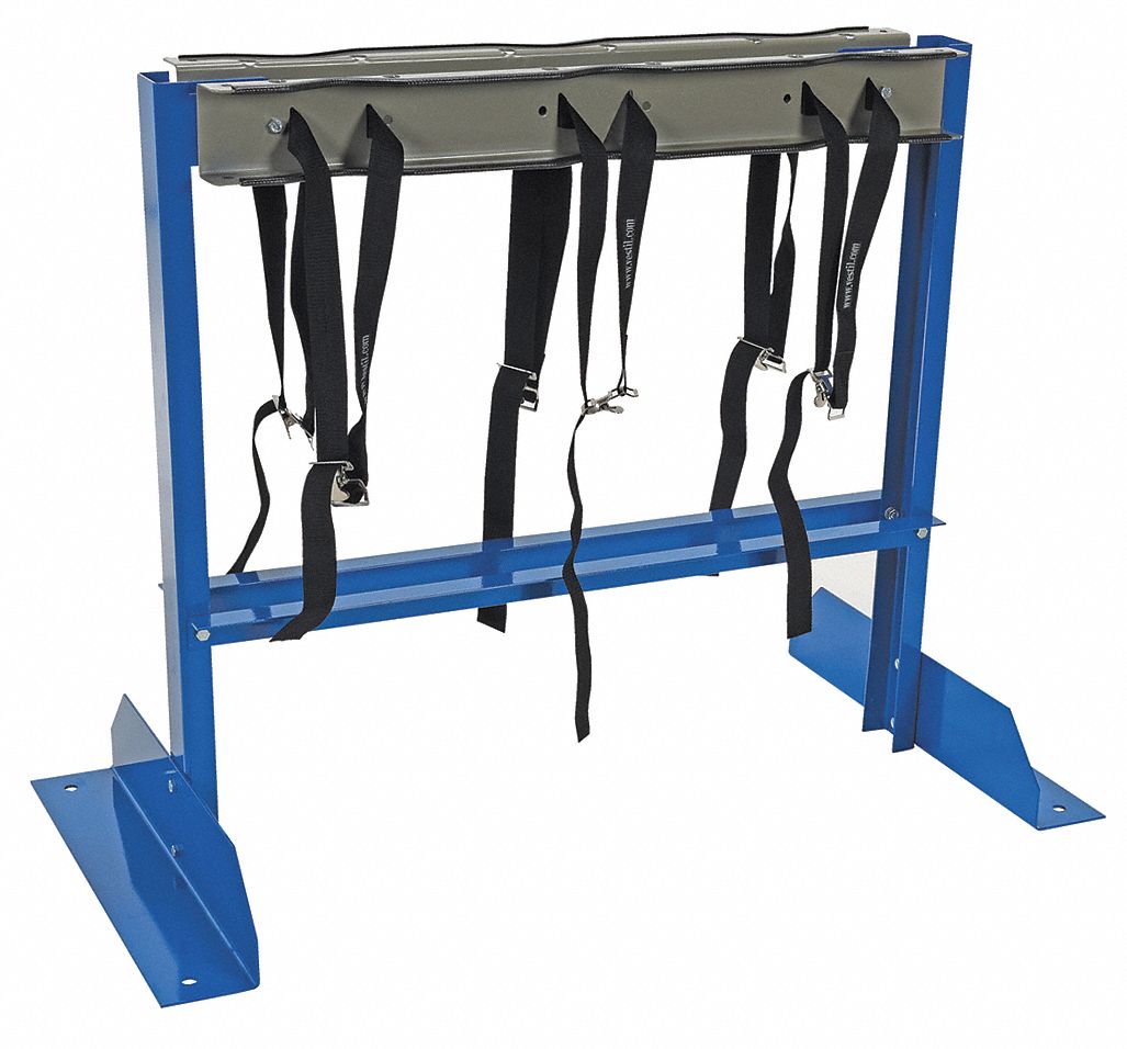 FORKLIFT CYLINDER CADDY, STEEL, PAINTED FINISH, 6 CYLINDER 12 IN DIAMETER