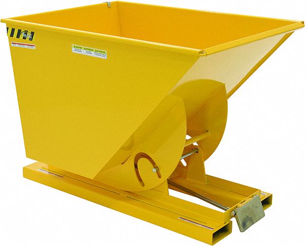SELF DUMPING HOPPER, YELLOW