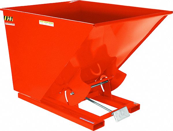 SELF DUMPING HOPPER, ORANGE