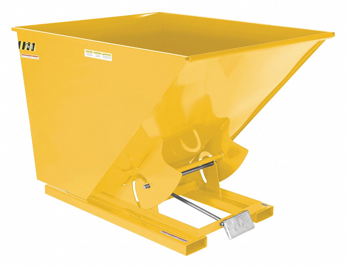 SELF DUMPING HOPPER, YELLOW