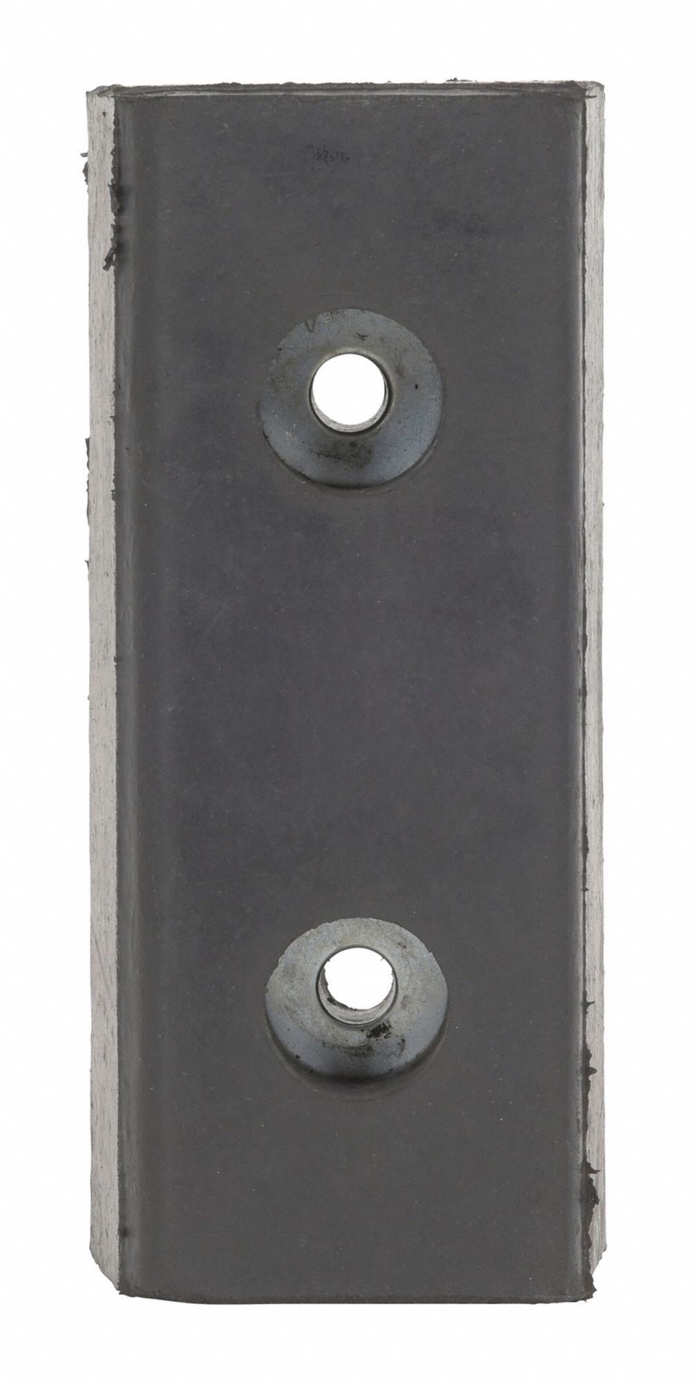 HARDENED MOULDED RUBBER BUMPER, 4 1/2 IN W X 10 IN H X 3 IN L, ASSEMBLED