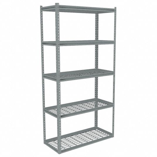 Tennsco Boltless Shelving Starter Medium Duty 48 In X 18 In 84 In Overall Ht 5 Shelves 0916