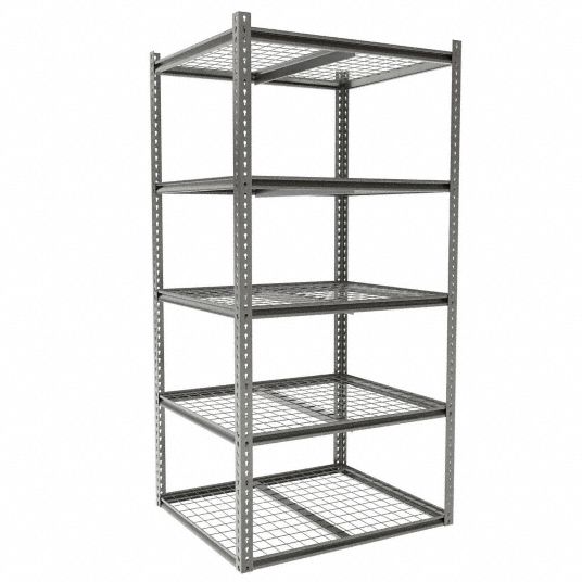 Tennsco Starter Medium Duty Boltless Shelving 44r031zb7 4236s 5w Grainger 8101