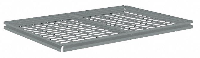 SHELF, 36 IN X 24 IN, 1,000 LB LOAD CAPACITY, STEEL, 5 GA DECKING, GREY, BOLTLESS