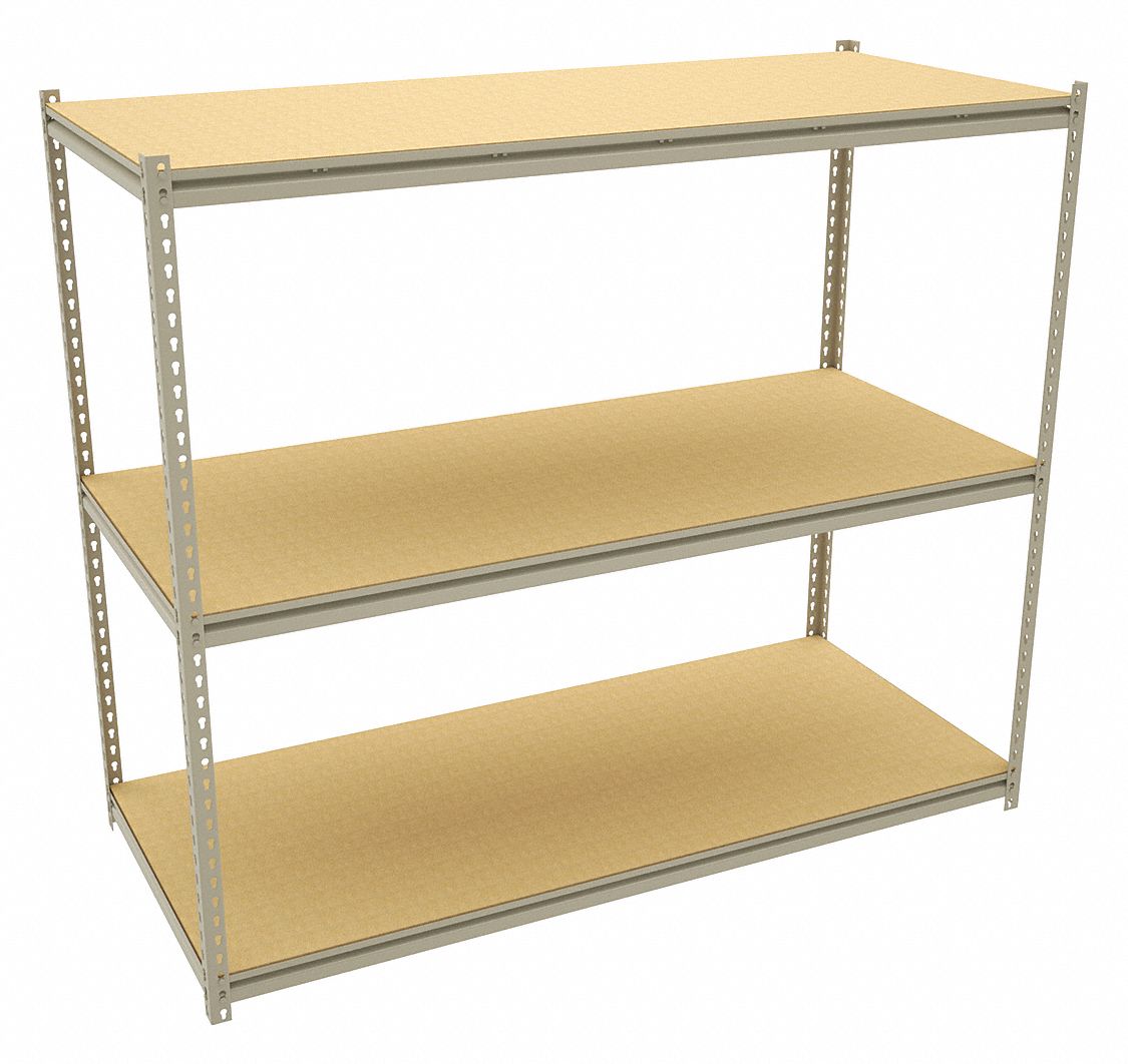 TENNSCO, Starter, 69 in x 30 in, Boltless Shelving 44R190ZKMS693060