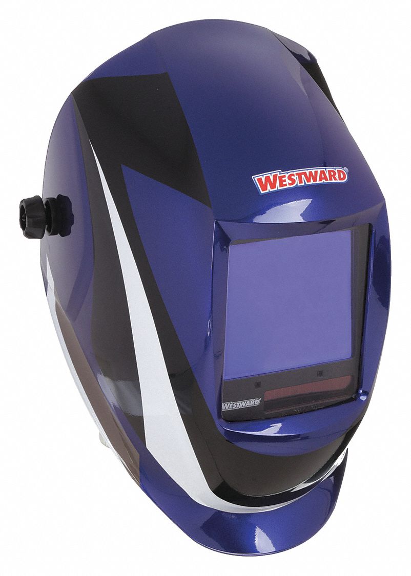 WELDING HELMET,SHADE 6-9/9-13,BLUE/