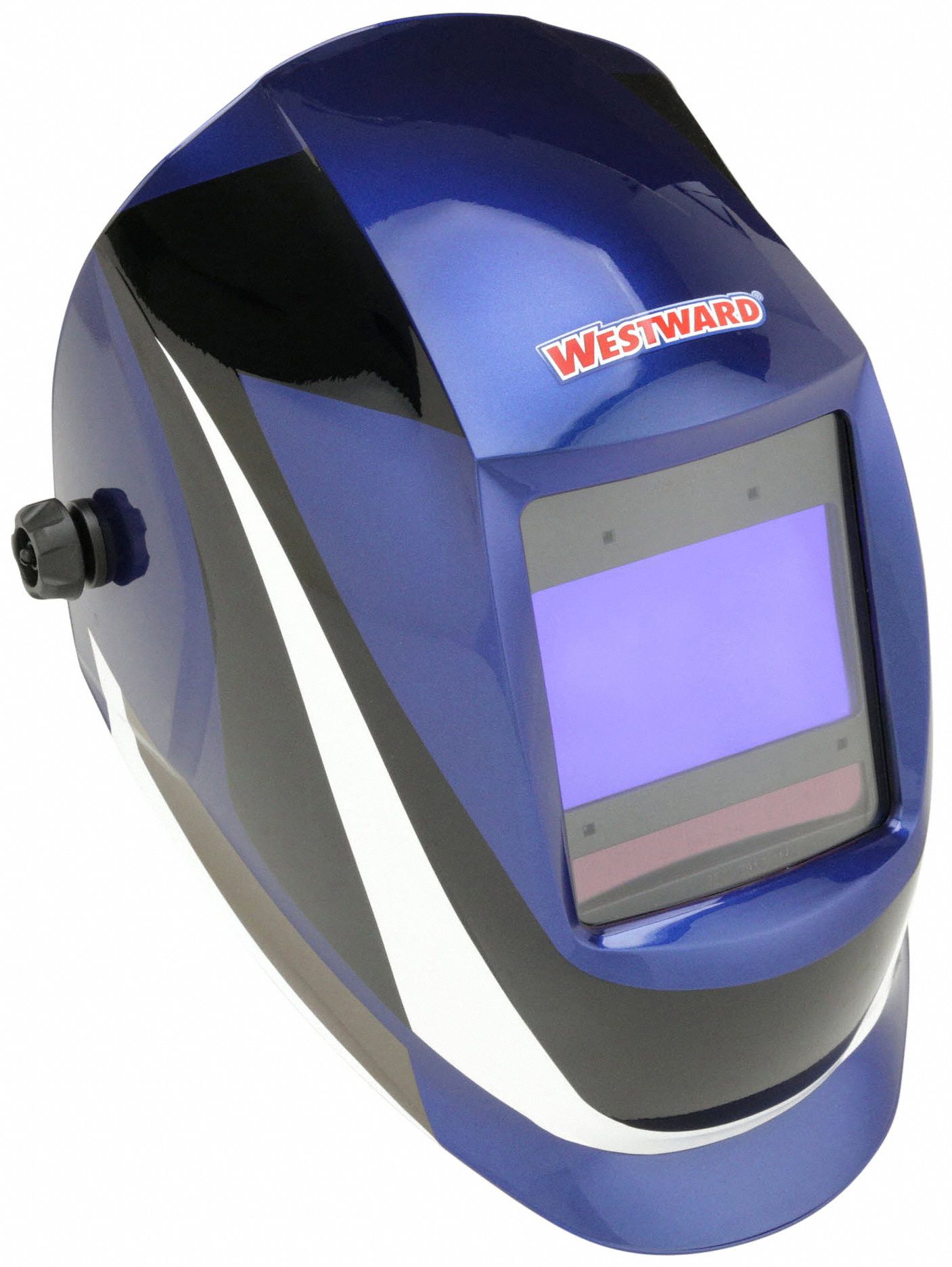 WELDING HELMET,SHADE 5-8/8-13,BLUE/