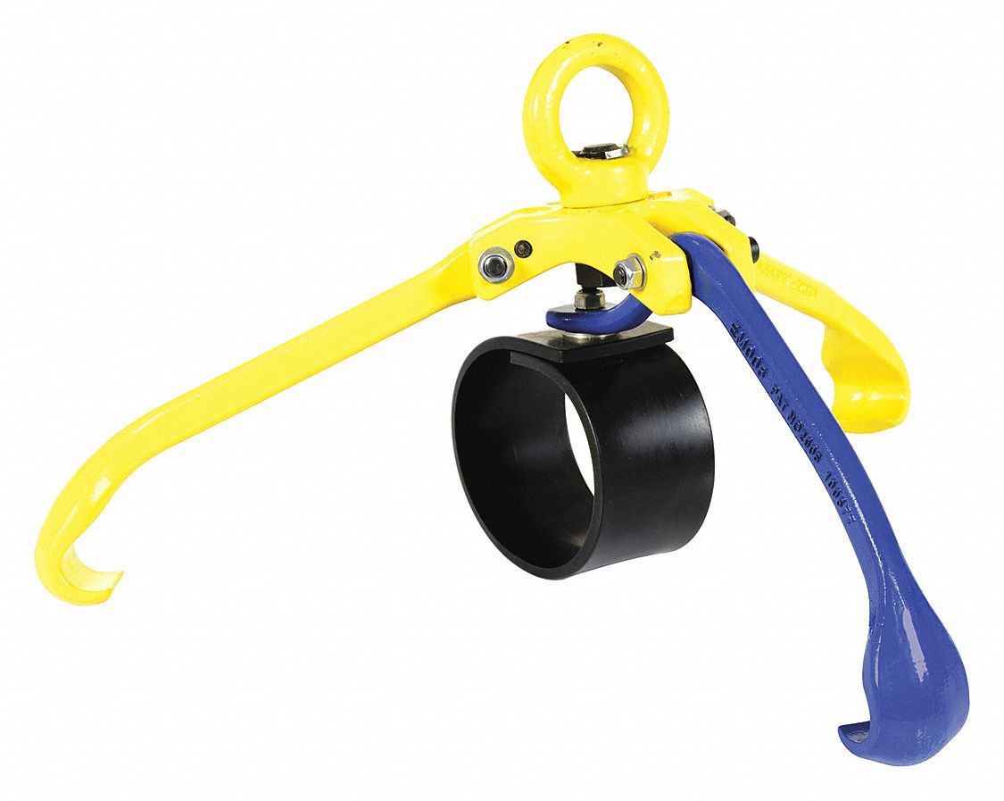 THREE-ARM SECURE GRIP OVERHEAD DRUM GRAB, 22 1/2 IN W X 12 IN H X 21 IN L
