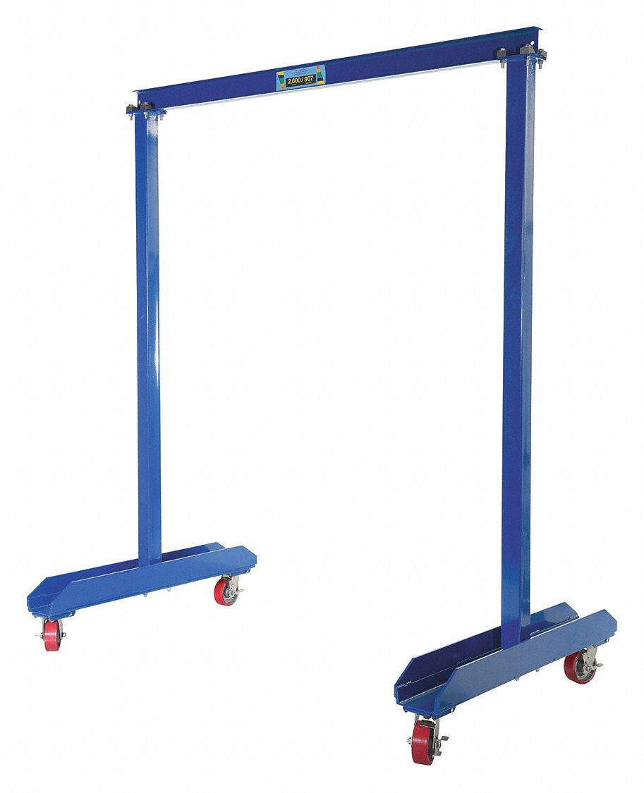PORTABLE WORK AREA GANTRY CRANE, 1K, STEEL