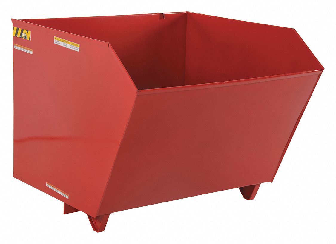 SELF DUMPING HOPPER, RED
