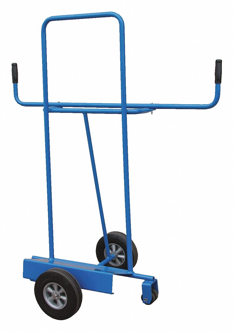 HAND TRUCK PANEL KART, BLUE, 27 IN W X 58⅜ IN H X 50 5/16 IN L, PAINTED FINISH, 750 LB LOAD CAPACITY