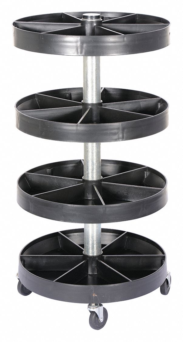 Portable Part Bin, 200 lb., 19.5 x 19.5