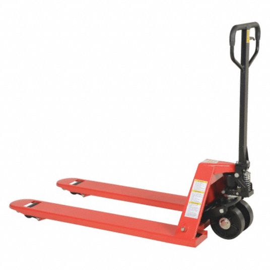 VESTIL, Pallet Truck,Steel Wheels,5.5K,27 x 48 44RP75PM52748S
