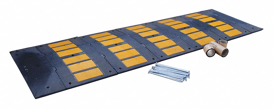 HUMP SPEED RUBBER W/ASPH KIT 120X36