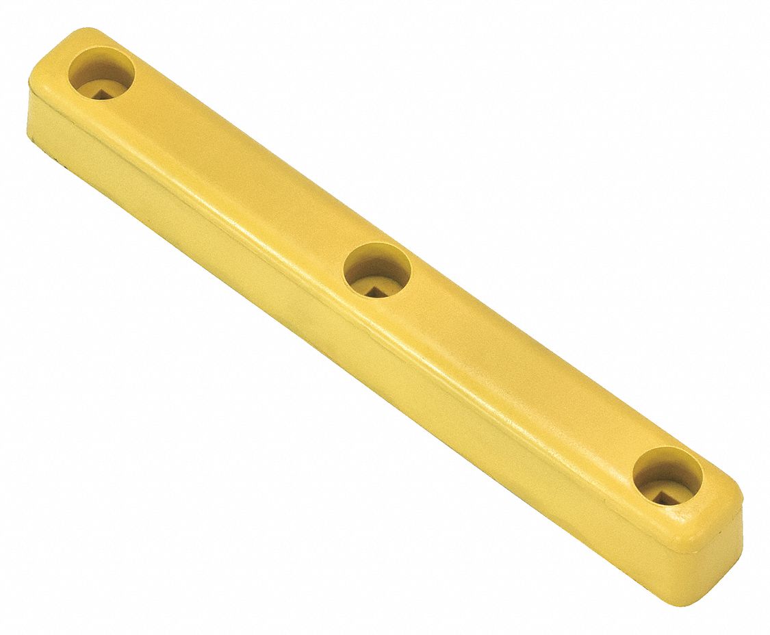 TRAILER CRANE BUMPER, 2 IN D X 2 IN W X 16 IN H, YELLOW