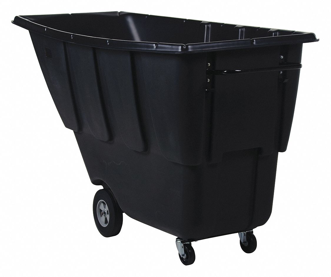 TILT TRUCK, BLACK, 32 IN W X 42 IN H X 73 IN L, RUST RESISTANT POWDER COATED FRAME, 850 LB LOAD CAPACITY
