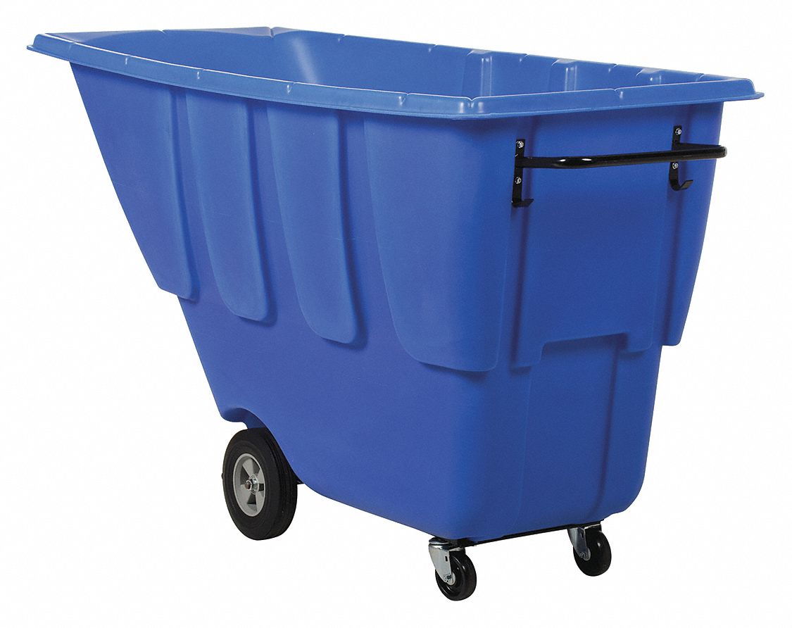LD TILT TRUCK, BLUE, 32 IN W X 42 IN H X 73 IN L, RUST RESISTANT POWDER COATED FRAME, 850 LB LOAD CAPACITY