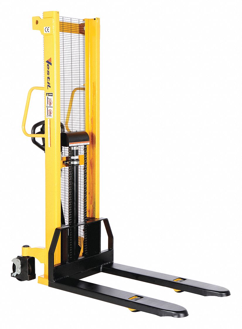 HAND PUMP STACKER,FIXED STRADDLE,MANUAL