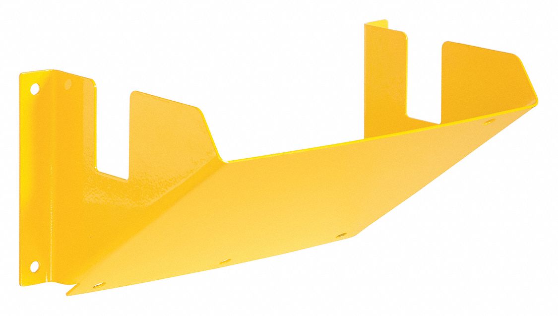 Wheel Chock Holder: 7 1/2 in Overall Wd, 6 1/2 in Overall Ht, Steel, Wheel Chock Holder