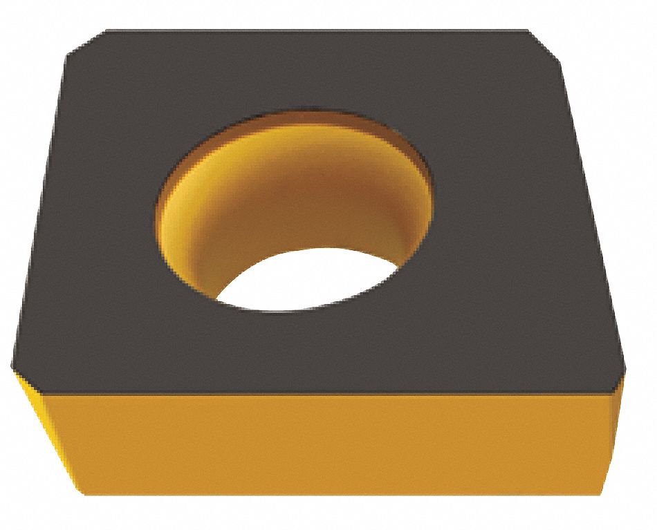Square Milling Insert: 1/2 in Inscribed Circle, 0.187 in Thick