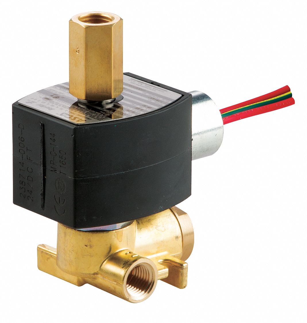 REDHAT Quick Exhaust Solenoid Valve 1/4 in Pipe Size Valves, 24V DC