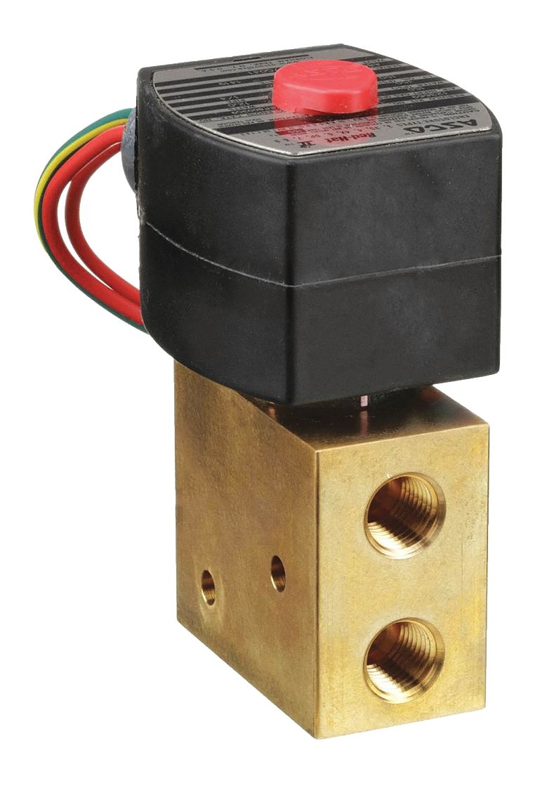 1/4 in Pipe Size Valves, 120V AC, Solenoid Valve 44U326EF8327G041