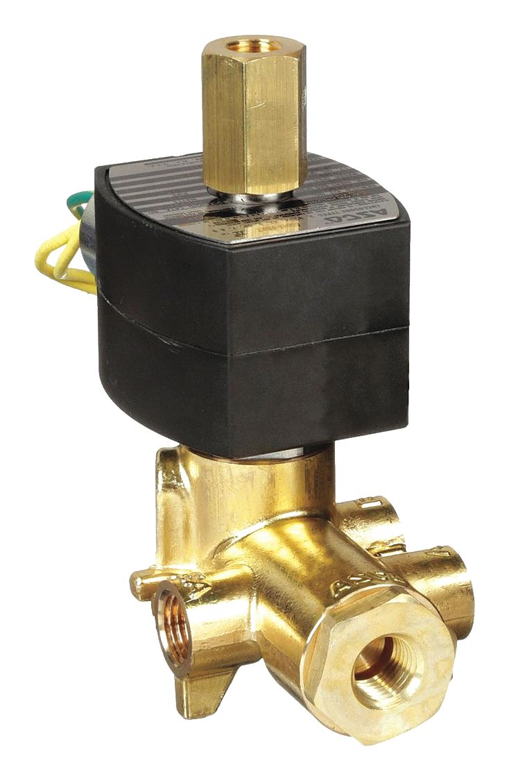Solenoid Valve: 4-Way, 1/4 in Pipe Size, 110V AC/120V AC, Explosion Proof/Watertight