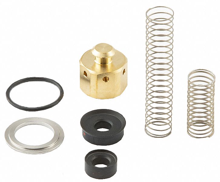 Valve Rebuild Kit: Compression Spring/Disc/Disc and Retainer/Disc Holder/O-Rings/Tag