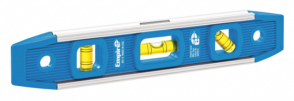 Magnetic Torpedo Level, Aluminum, 9"