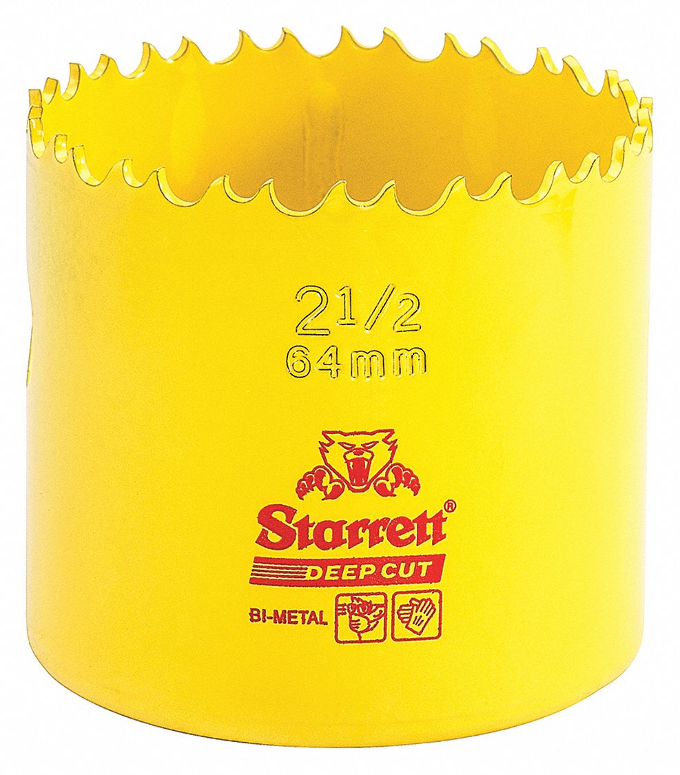 Bi-Metal Deep Cut Hole Saw,  2-1/2", 64mm