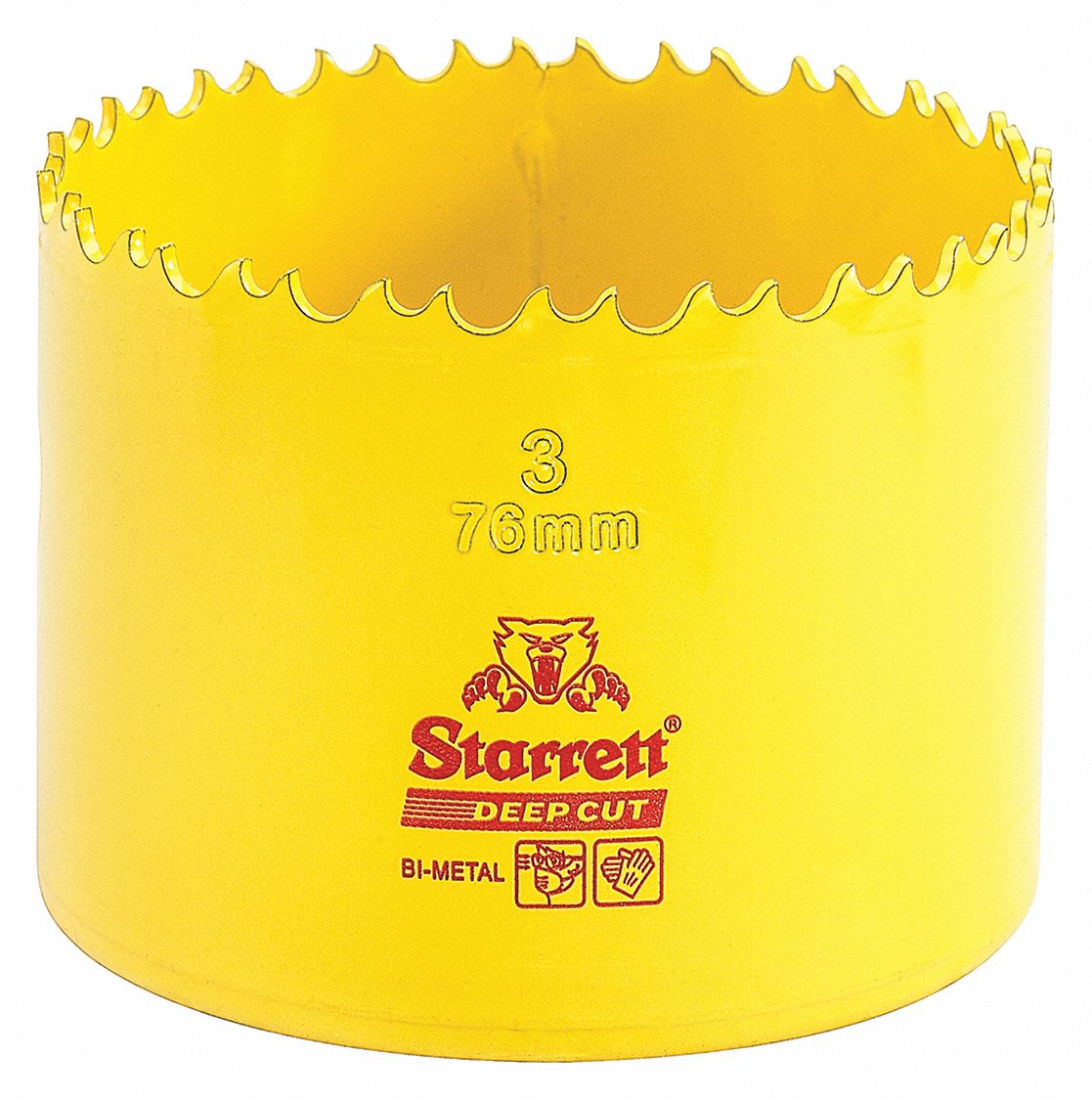 Bi-Metal Deep Cut Hole Saw,  3", 76mm