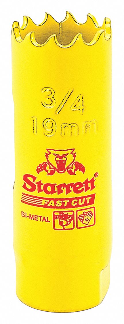 Bi-Metal Fast Cut Hole Saw,  3/4", 19mm