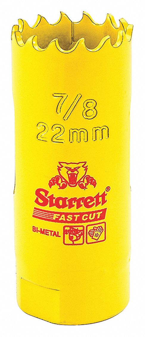 Bi-Metal Fast Cut Hole Saw,  7/8", 22mm