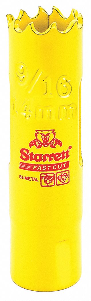 Bi-Metal Fast Cut Hole Saw,  9/16", 14mm