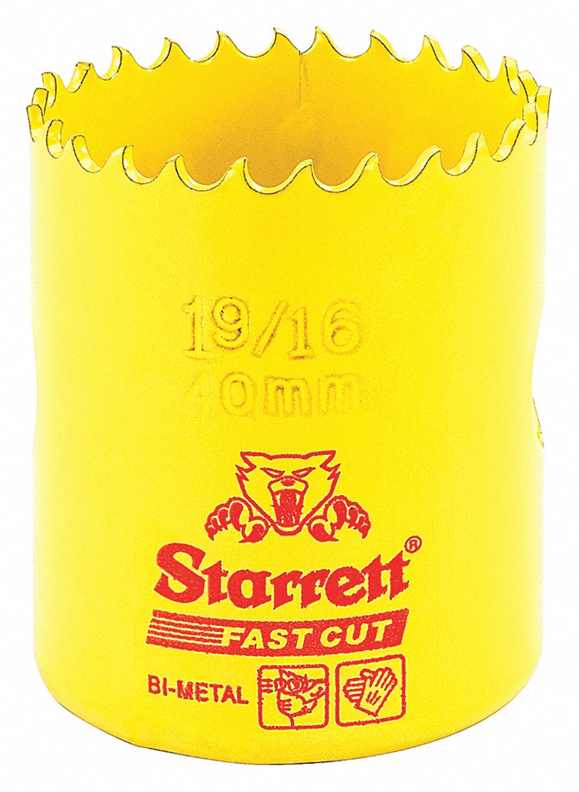 Bi-Metal Fast Cut Hole Saw,  1-9/16", 40mm