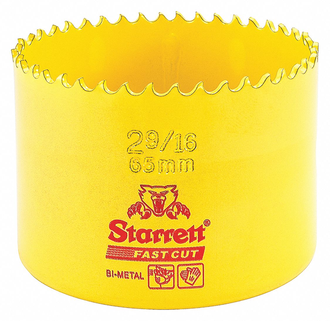 Bi-Metal Fast Cut Hole Saw,  2-9/16", 65mm