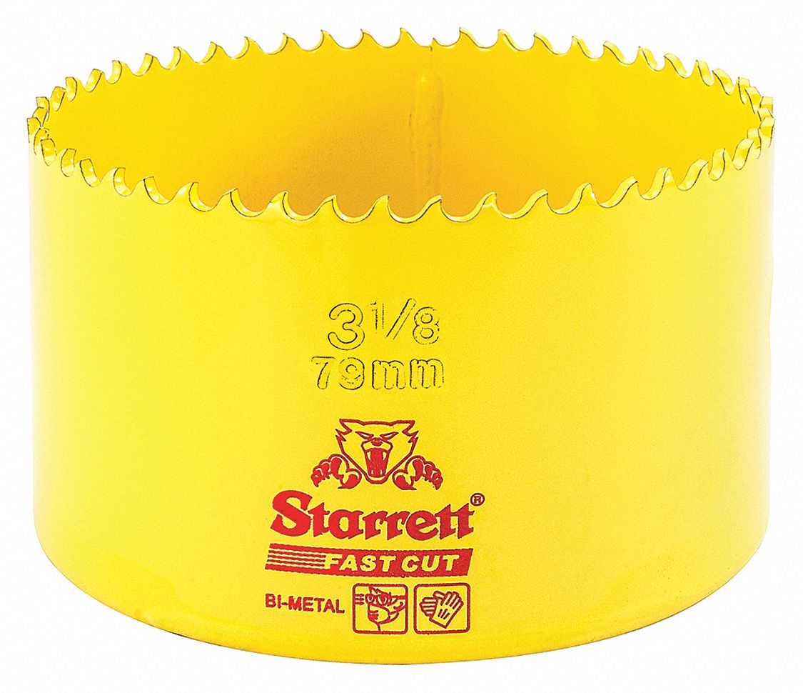 Bi-Metal Fast Cut Hole Saw,  3-1/8", 79mm