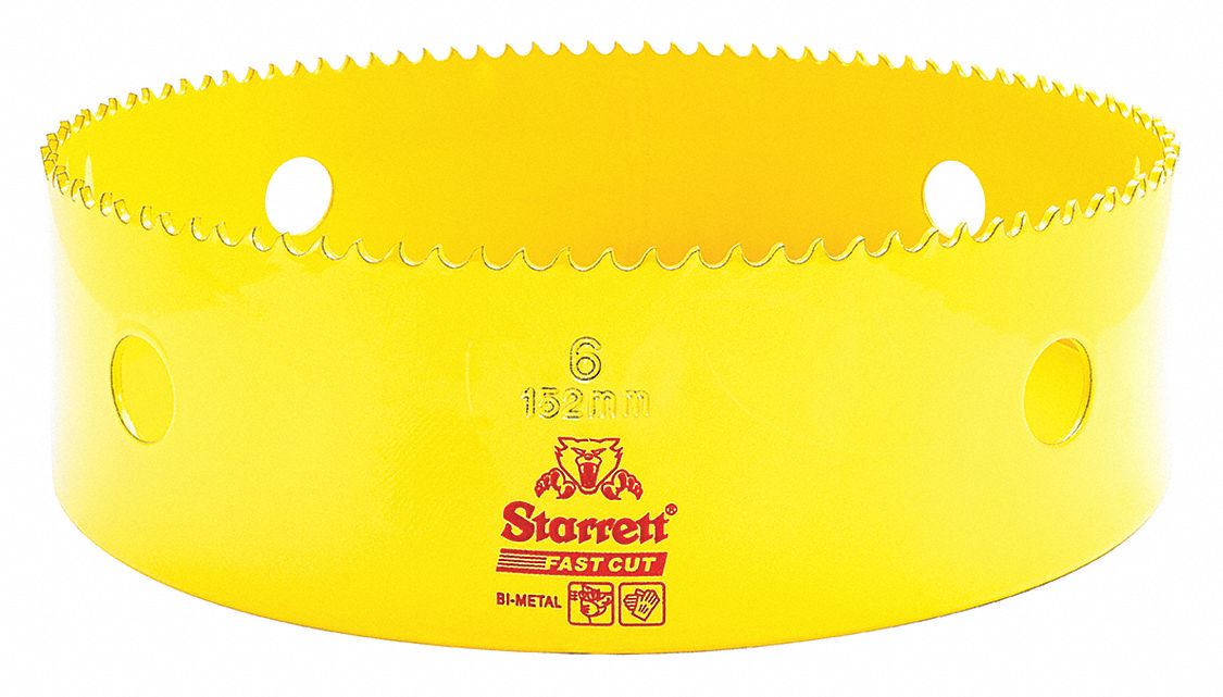 Bi-Metal Fast Cut Hole Saw,  6", 152mm