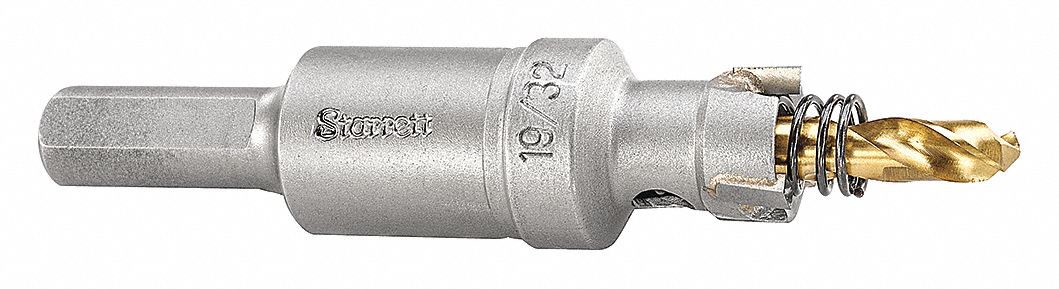 Carbide Tipped Hole Saw, 19/32", 15mm