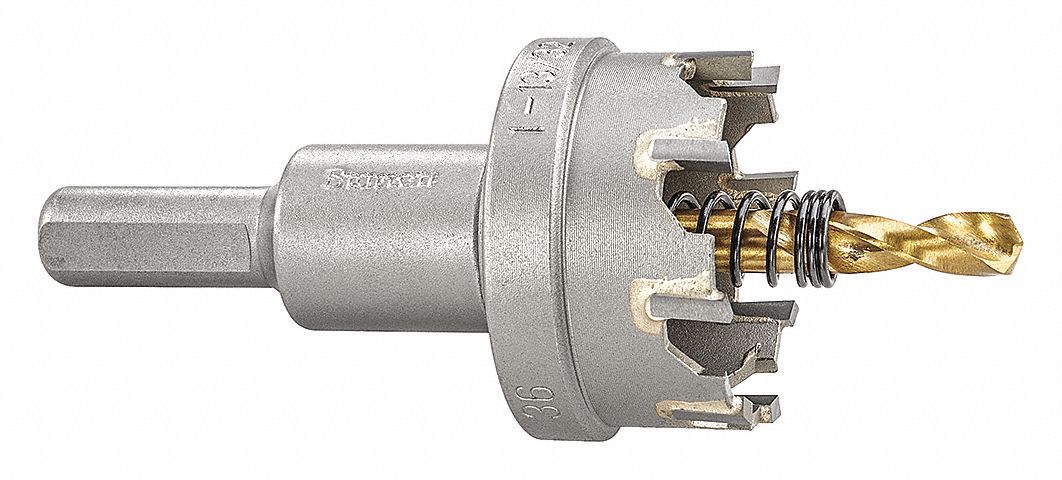 Carbide Tipped Hole Saw, 1-13/32", 36mm