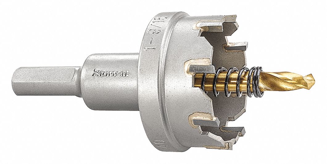 STARRETT Carbide Tipped Hole Saw, 19/16", 40mm 44WE95SM40 Grainger