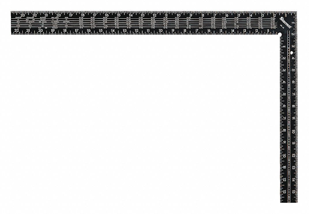 Black Steel Rafter Square 24 x 16 