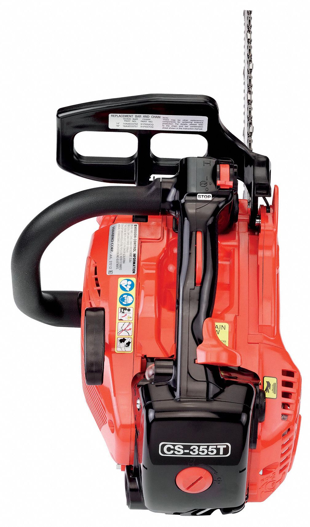 ECHO Chain Saw Gas Powered, 14 in Bar Lg, 35.8 cc Engine Displacement