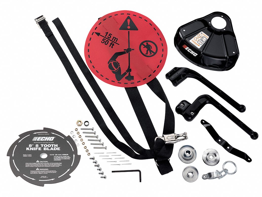 BLADE CONVERSION KIT, METAL/PLASTIC, 8 IN BLADE