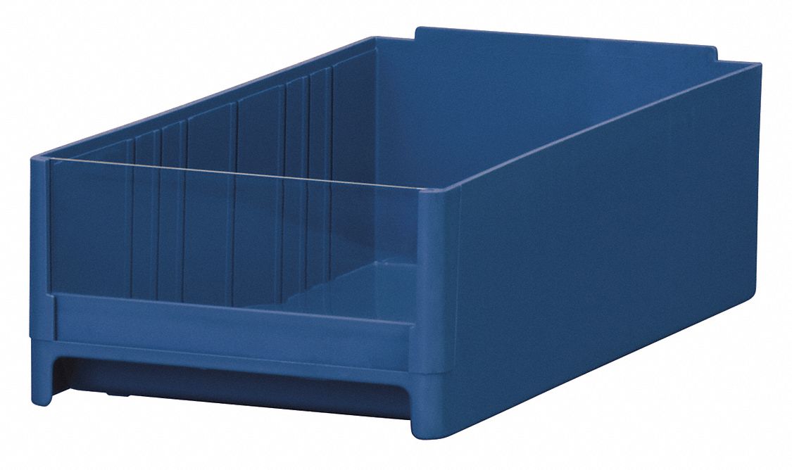 AKROMILS Drawer, 10.562x5.188x3.62, Blue 44XP1920909BLU Grainger