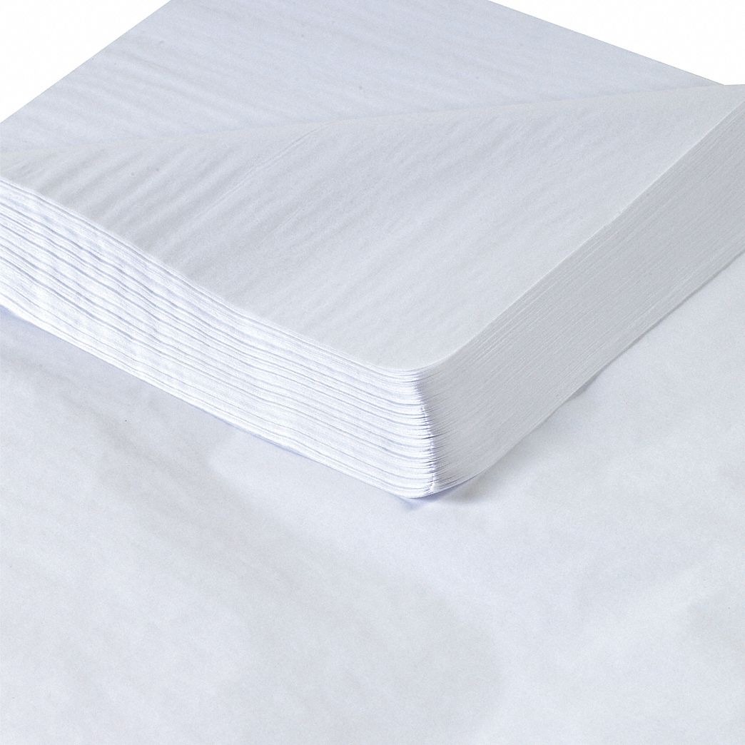 10 lb Basis Wt, White, Tissue Paper Sheets 20